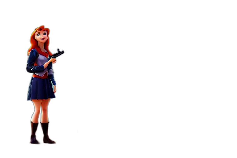 weapon, staff, dress, jacket, concept art, 3d render, pixel art, fantasy art transparent PNG cut-out