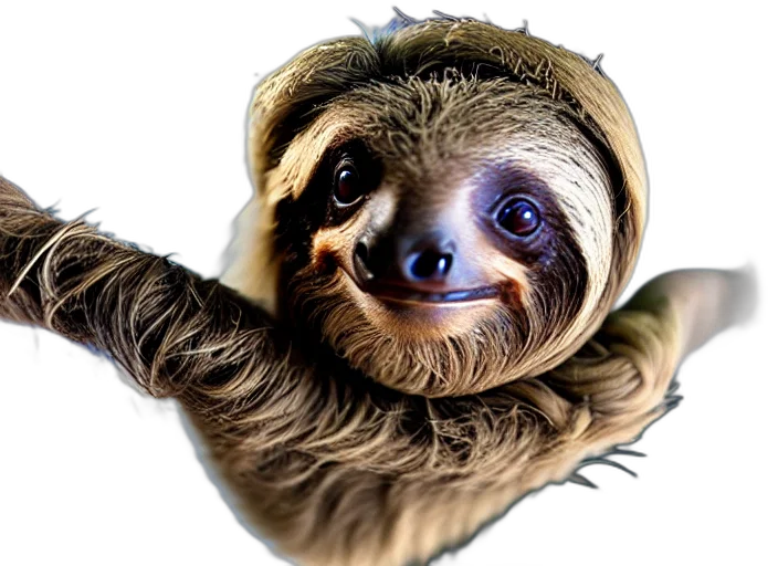 animal, creature, staff, hair, photorealistic, 3d render, concept art, film transparent PNG cut-out