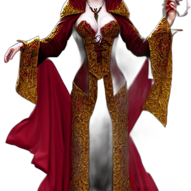 staff, dress, concept art, fantasy art transparent PNG cut-out