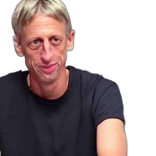 face, tony, hawk, pleading, cute, please transparent PNG cut-out