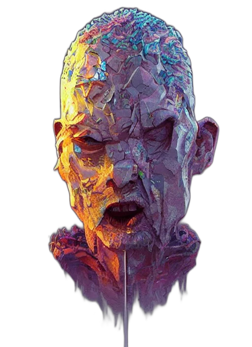 face, mask, creature, robot transparent PNG cut-out