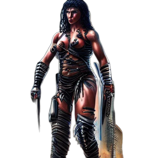 fantasy art, comic book art, concept art, pixel art transparent PNG cut-out