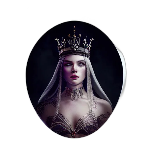 crown, jewelry, face, mask, fantasy art, photorealistic, concept art, 3d render transparent PNG cut-out