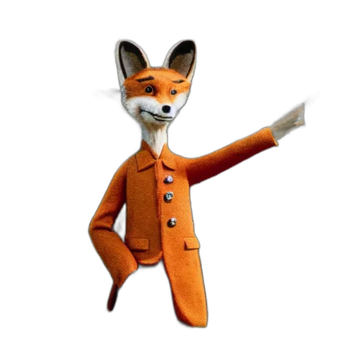 staff, animal, mask, jacket, 3d render, concept art, cartoon, pixel art transparent PNG cut-out
