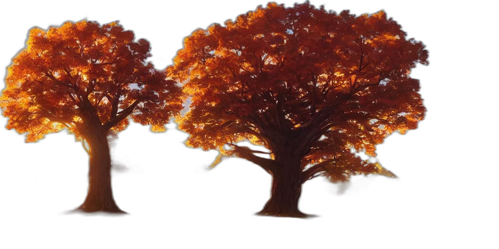 tree, crown, hair, animal, photorealistic, 3d render, concept art, watercolor transparent PNG cut-out