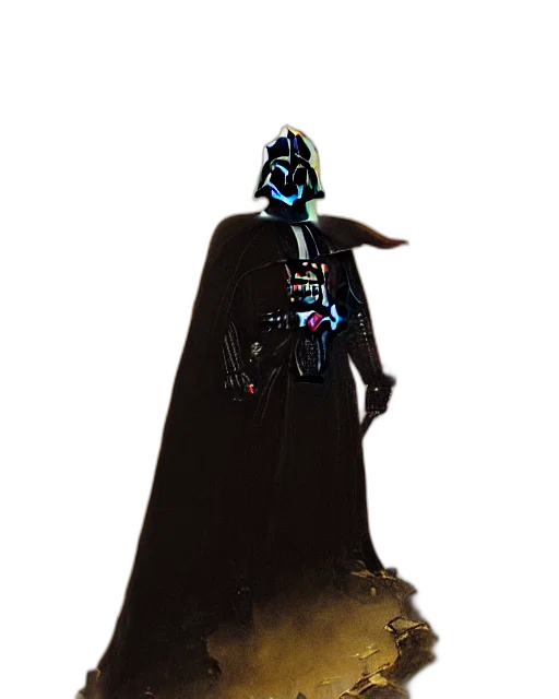 staff, mask, robot, weapon, concept art, pixel art, comic book art, 3d render transparent PNG cut-out