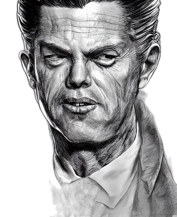 face, mask, comic book art, photorealistic, pencil sketch, concept art, highly, detailed transparent PNG cut-out