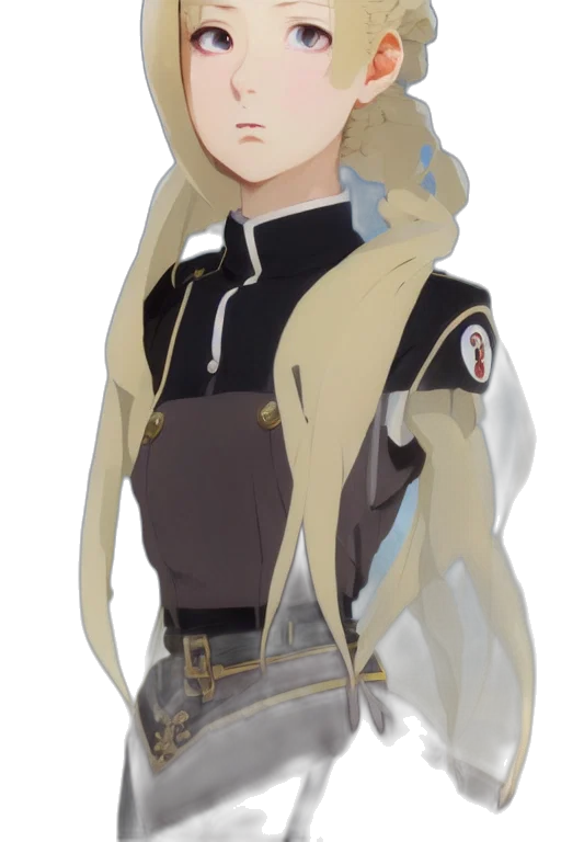 jacket, staff, face, weapon transparent PNG cut-out
