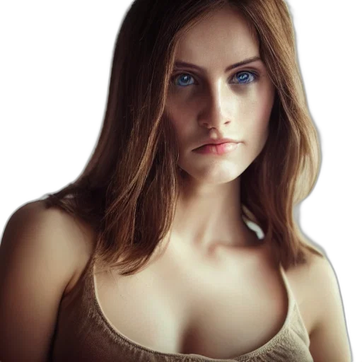 dress, face, jewelry, hair transparent PNG cut-out
