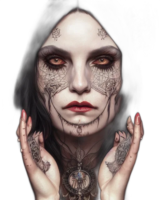 mask, face, creature, jewelry transparent PNG cut-out