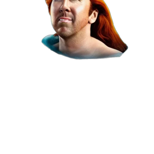 face, hair, crown, creature transparent PNG cut-out
