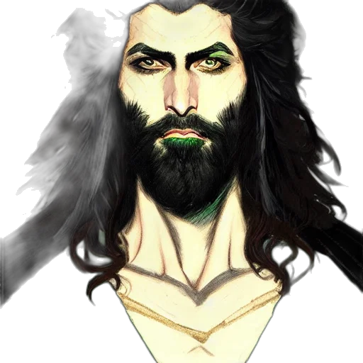 fantasy art, concept art, pixel art, comic book art, earth tones, green, eyes, portrait transparent PNG cut-out