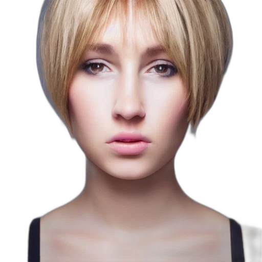 hair, face, mask, robot, photorealistic, 3d render, concept art, anime transparent PNG cut-out