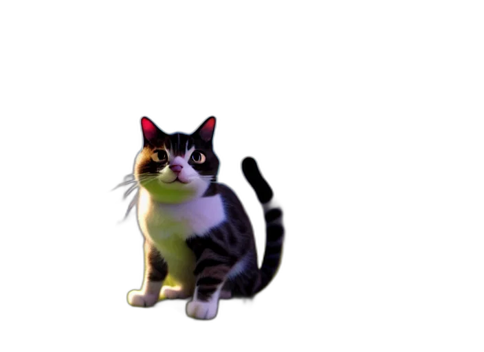 animal, staff, creature, weapon, 3d render, concept art, pixel art, photorealistic transparent PNG cut-out