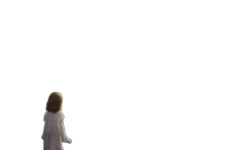 dress, robot, creature, hair, 3d render, pixel art, concept art, anime transparent PNG cut-out
