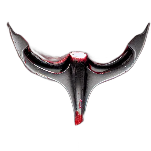 mask, crown, jewelry, weapon, 3d render, photorealistic, concept art, blood transparent PNG cut-out