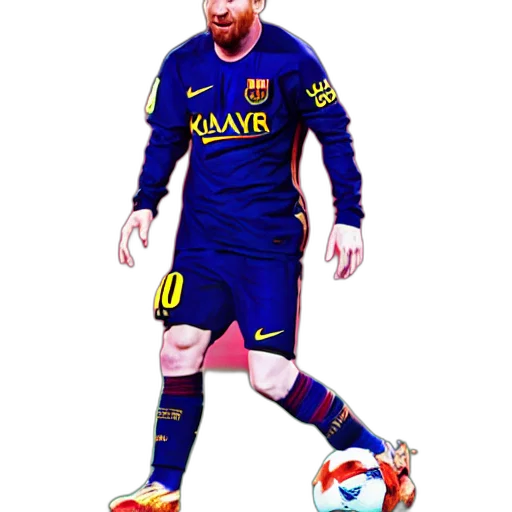 animal, pixel art, photorealistic, concept art, cartoon, lionel, messi, photograph transparent PNG cut-out