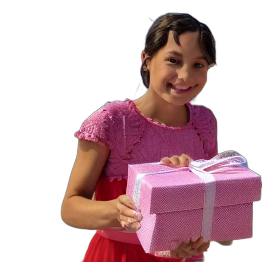 3d render, photorealistic, encanto, mirabel transparent PNG cut-out