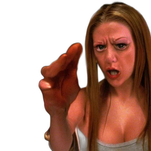 face, staff, hair, fire, film, still, scary, movie transparent PNG cut-out