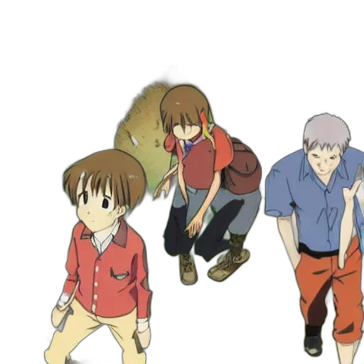 anime, concept art, cartoon, pixel art transparent PNG cut-out