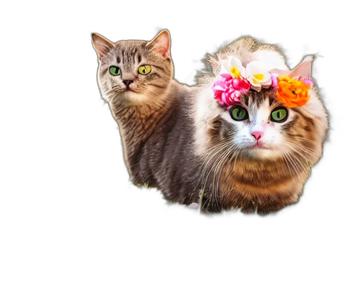 crown, animal, flower, hat transparent PNG cut-out