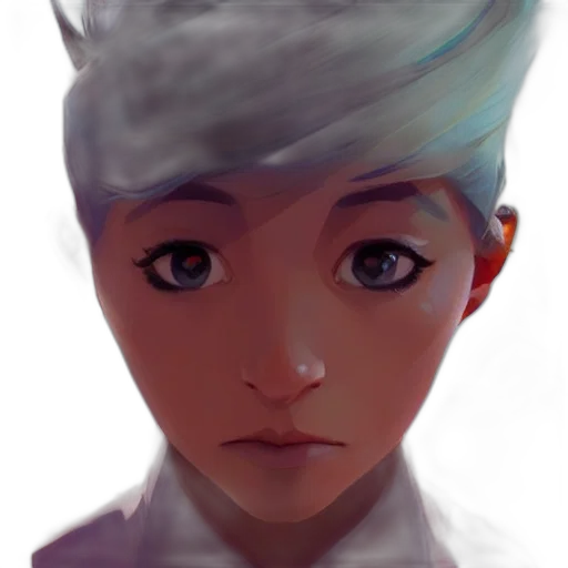 face, robot, staff, creature transparent PNG cut-out