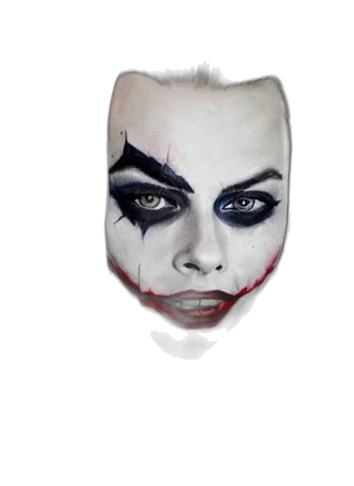 mask, face, photorealistic, comic book art transparent PNG cut-out