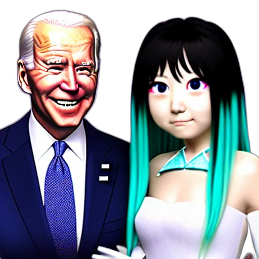 robot, vaporwave, 3d render, anime, cartoon, professional, photograph, president transparent PNG cut-out