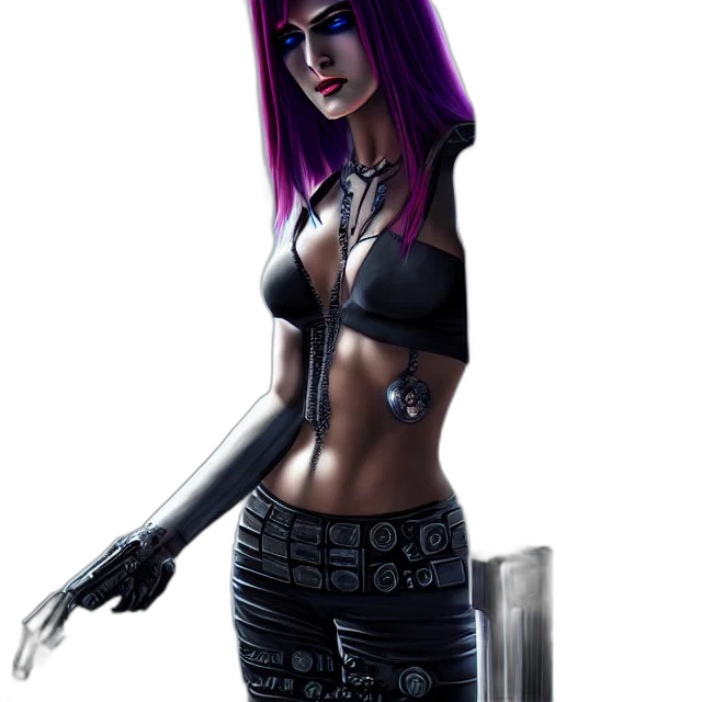 staff, weapon, concept art, cyberpunk, fantasy art, comic book art, neon lights, dark transparent PNG cut-out
