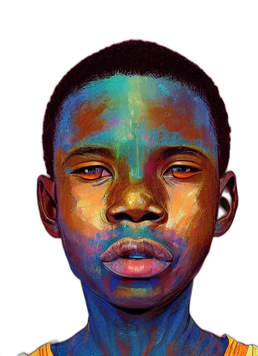face, mask, watercolor, photorealistic, concept art, oil painting, blue, colorful transparent PNG cut-out