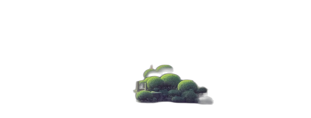 car, tree, building, furniture transparent PNG cut-out