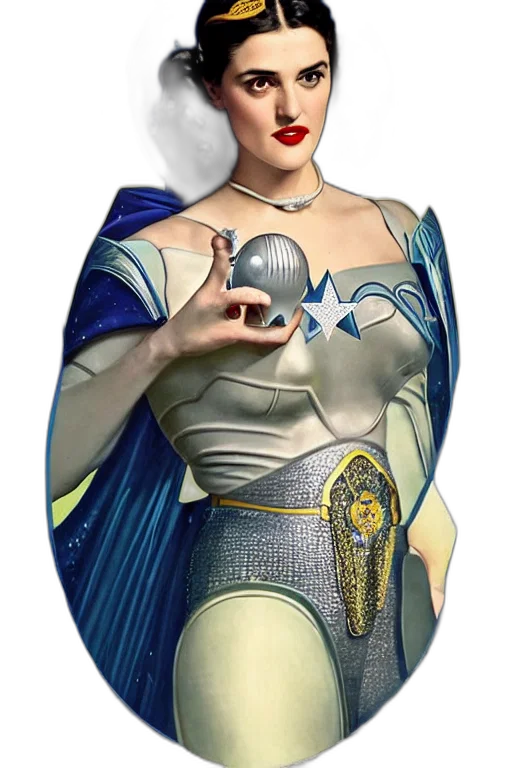 jewelry, dress, robot, fantasy art, concept art, comic book art, 3d render, outer space transparent PNG cut-out