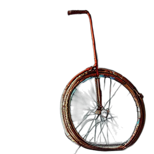 weapon, umbrella, furniture, staff, photorealistic, 3d render, concept art, bicycle transparent PNG cut-out