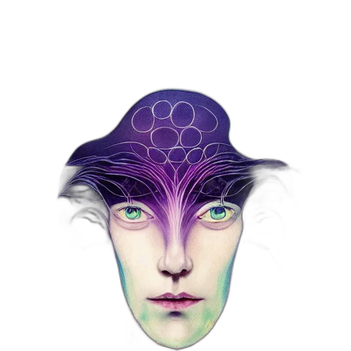 face, mask, hat, creature transparent PNG cut-out