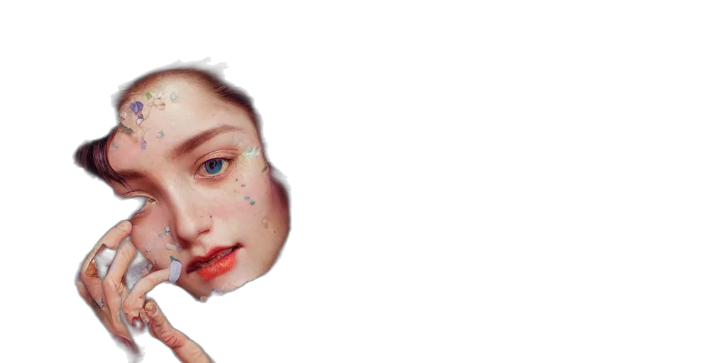 face, mask, crown, jewelry transparent PNG cut-out