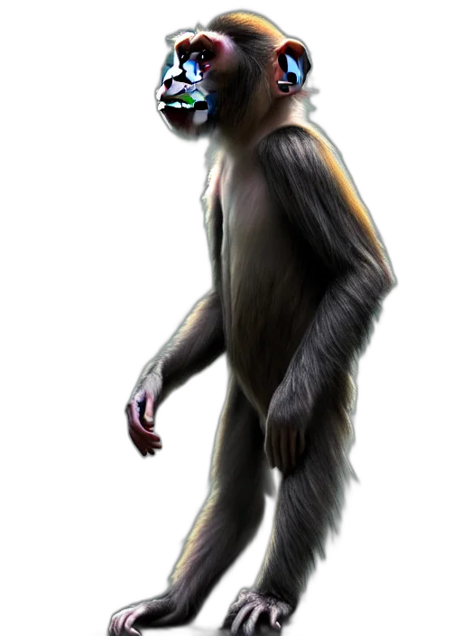 creature, mask, animal, staff transparent PNG cut-out
