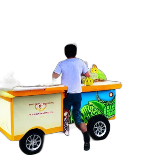 food, furniture, staff, car, 3d render, concept art, photorealistic, cartoon transparent PNG cut-out