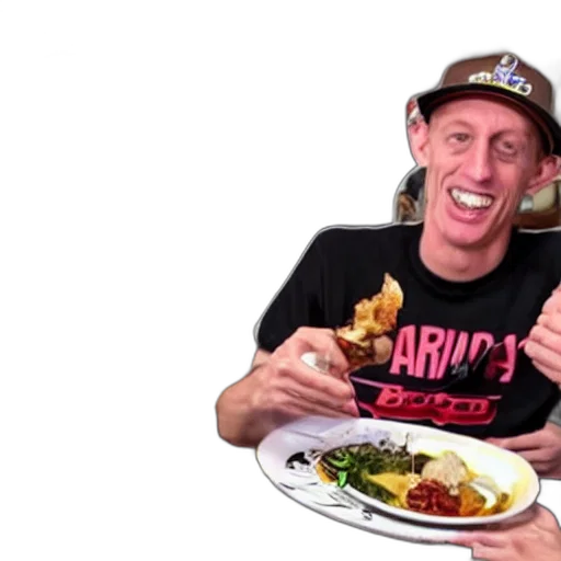 food, hat, tony, hawk, pro, mukbang transparent PNG cut-out