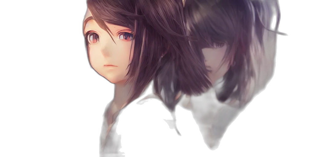 face, mask, hair, robot transparent PNG cut-out