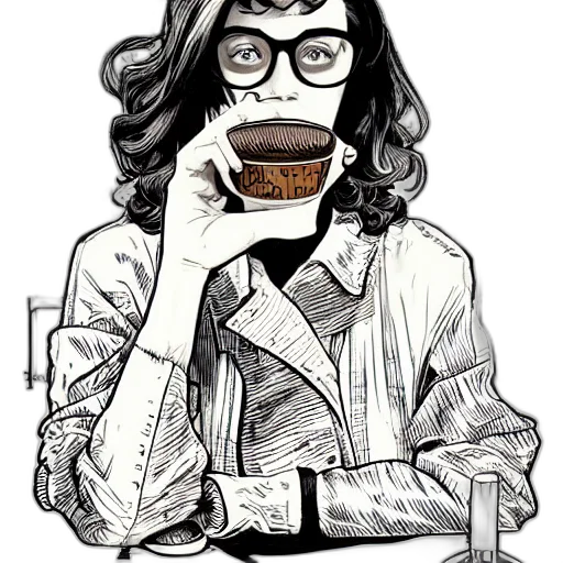 face, comic book art, cartoon, photorealistic transparent PNG cut-out