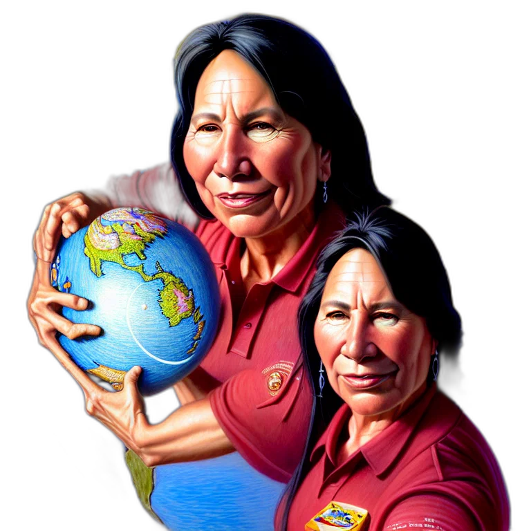 photorealistic, oil painting, epic, portrait, slightly, muscular, indigenous, visionary transparent PNG cut-out