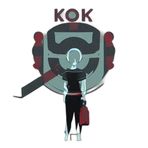 robot, mask, staff, weapon transparent PNG cut-out