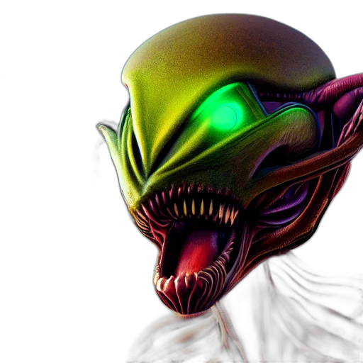 mask, creature, robot, face transparent PNG cut-out
