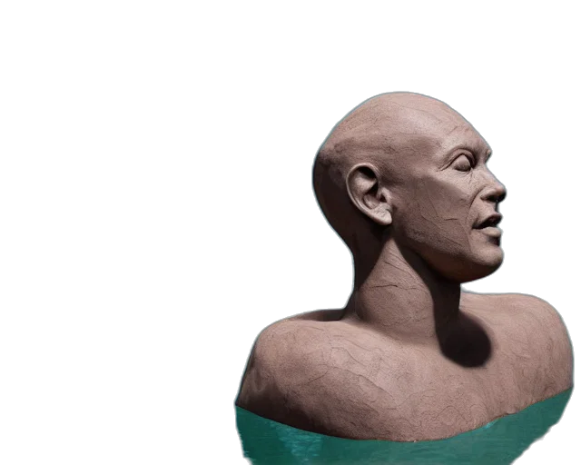 mask, face, robot, 3d render transparent PNG cut-out