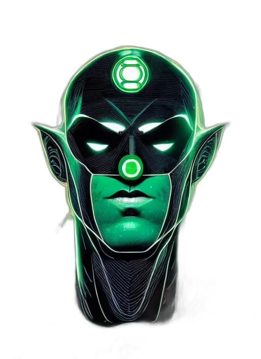 mask, face, robot, comic book art transparent PNG cut-out