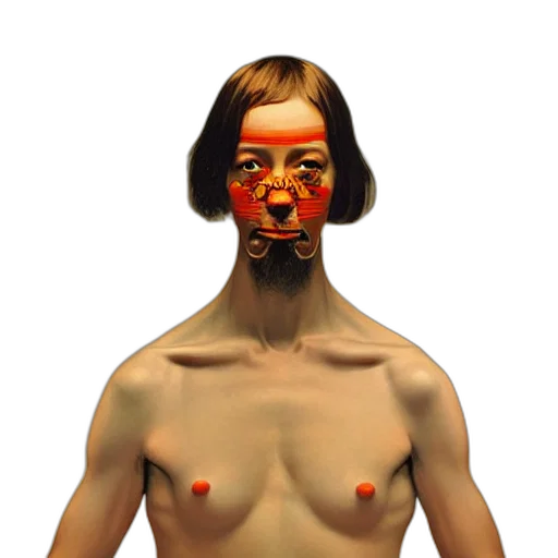 mask, face, robot, creature transparent PNG cut-out