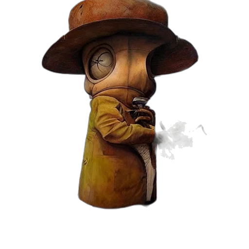 hat, staff, bottle, mask transparent PNG cut-out