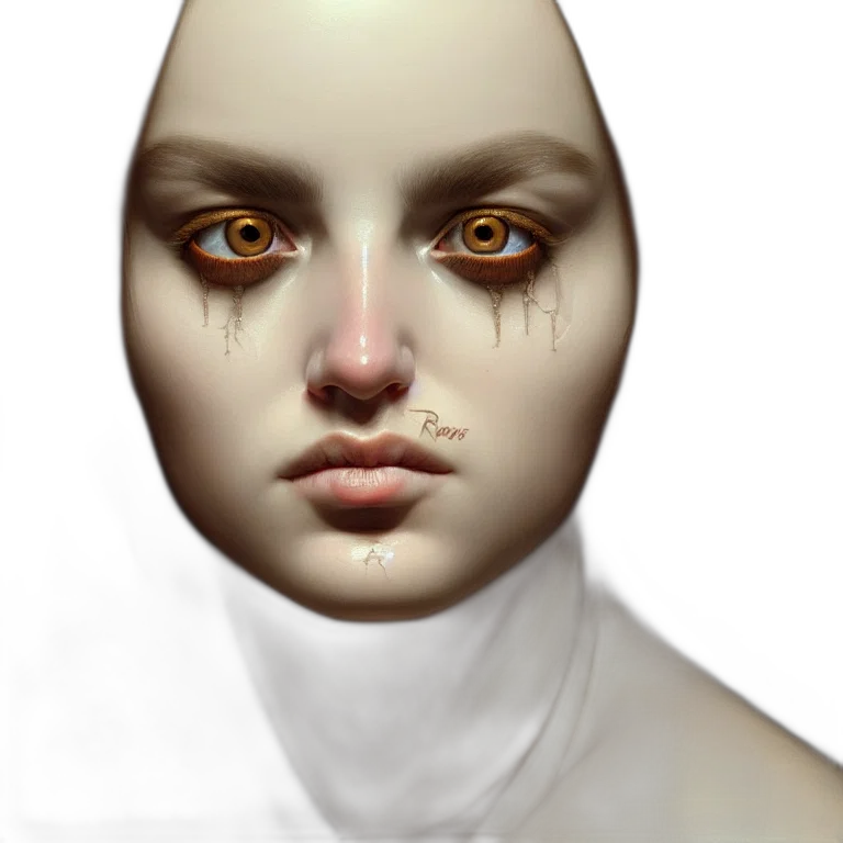 face, mask, robot, creature, photorealistic, concept art, 3d render, fantasy art transparent PNG cut-out