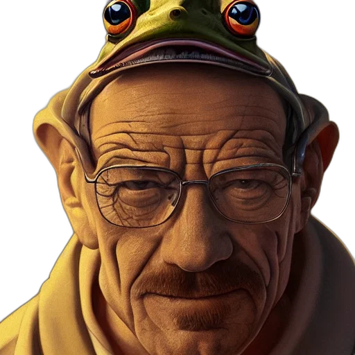 face, hat, staff, animal, photorealistic, concept art, 3d render, comic book art transparent PNG cut-out