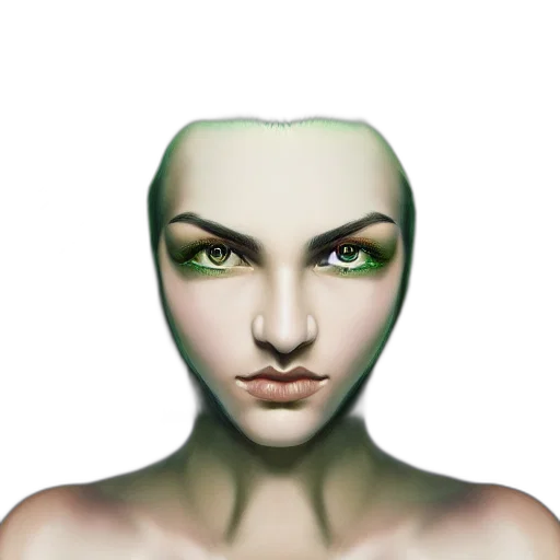 face, mask, robot, creature transparent PNG cut-out